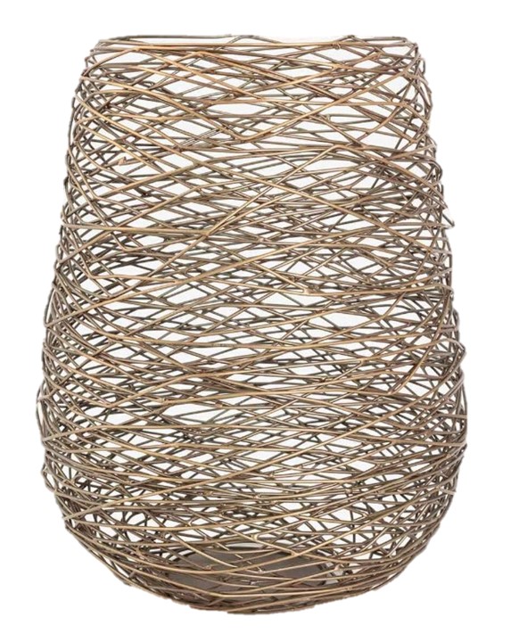 Halvor Bakke Nest Lyslykt Metalltråd, stor