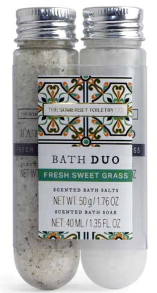 Små gavesett med badeskum & badesalt fra The Somerset Toiletry