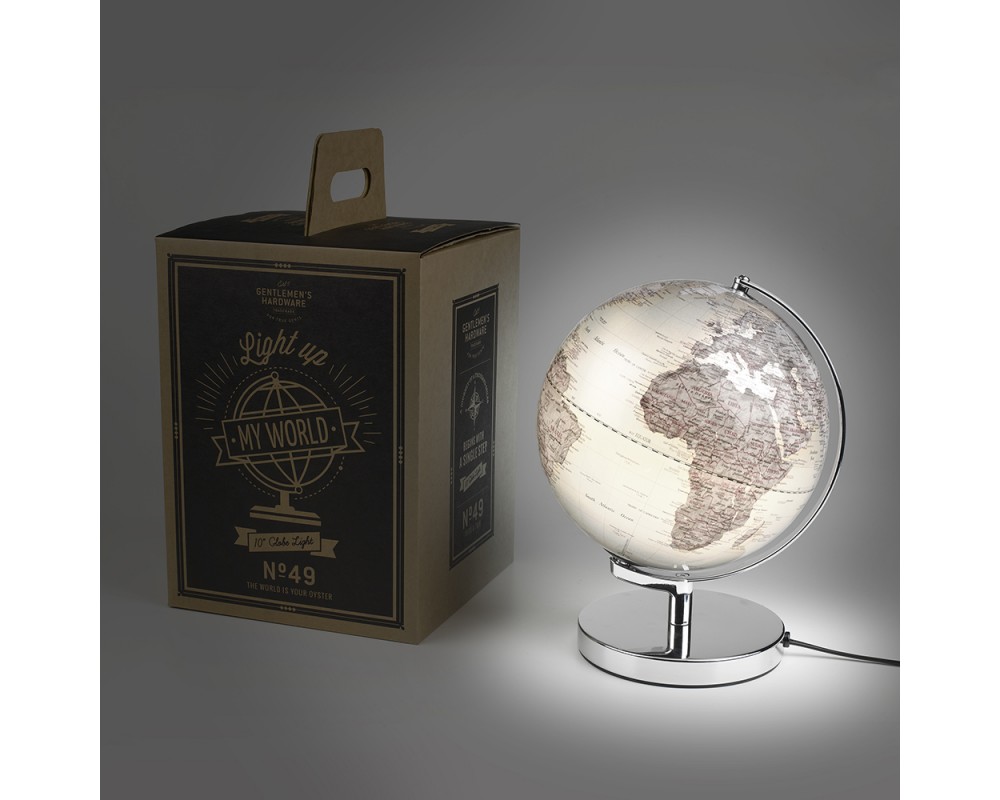 Globus 25cm som gir lys til hele verden Wild & Wolf