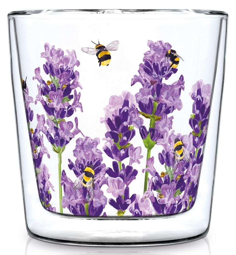 Doble Glass 30 cl - Bees & Lavender Paper Products Design